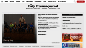 What Freemanjournal.net website looks like in 2024 
