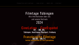 What Filmtage-tuebingen.de website looks like in 2024 