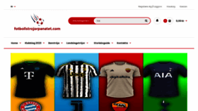 What Fotbollstrojorpanatet.com website looks like in 2024 