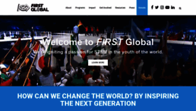 What First.global website looks like in 2024 