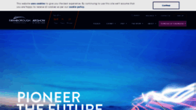 What Farnboroughairshow.com website looks like in 2024 