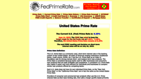 What Fedprimerate.com website looks like in 2024 