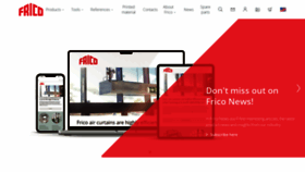 What Frico.net website looks like in 2024 