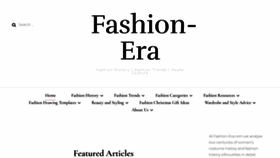 What Fashion-era.com website looks like in 2024 