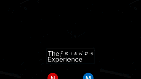 What Friendstheexperience.com website looks like in 2024 
