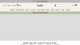 What Fushiwellbeing.com website looks like in 2024 