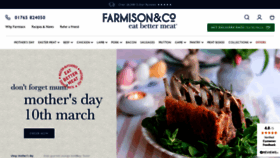 What Farmison.com website looks like in 2024 