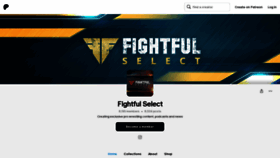 What Fightfulselect.com website looks like in 2024 