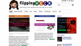 What Flippingheck.com website looks like in 2024 