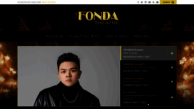 What Fondatheatre.com website looks like in 2024 