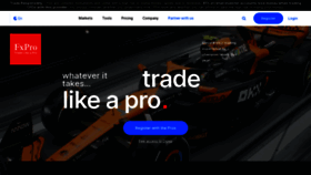What Fxpro.com website looks like in 2024 
