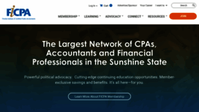 What Ficpa.org website looks like in 2024 