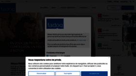What Fadoq.ca website looks like in 2024 