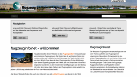 What Flugzeuginfo.net website looks like in 2024 