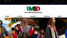 What Fortmillschools.org website looks like in 2024 