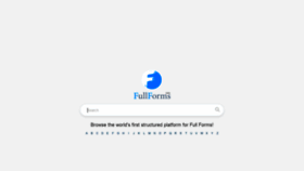 What Fullforms.com website looks like in 2024 