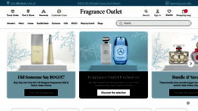 What Fragranceoutlet.com website looks like in 2024 