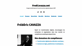What Fredcavazza.net website looks like in 2024 