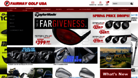 What Fairwaygolfusa.com website looks like in 2024 
