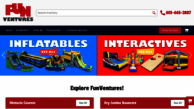 What Funventuresms.com website looks like in 2024 