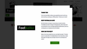 What Footballia.net website looks like in 2024 