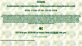 What Fitb.de website looked like in 2024 (1 year ago)