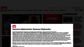 What Fakt.pl website looks like in 2024 