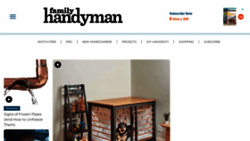 What Familyhandyman.com website looks like in 2024 