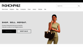 What Fashionphile.com website looks like in 2024 