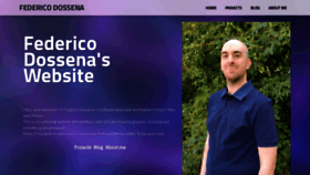 What Fdossena.com website looks like in 2024 