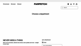 What Farfetch.com website looks like in 2024 