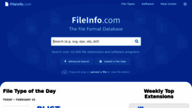 What Fileinfo.com website looks like in 2024 