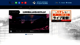 What Fighters.co.jp website looks like in 2024 