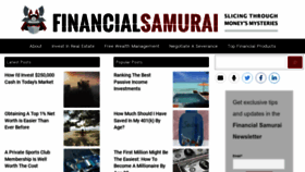 What Financialsamurai.com website looks like in 2024 