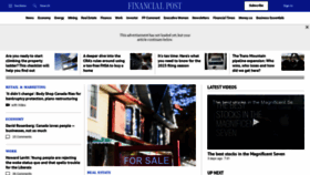 What Financialpost.com website looks like in 2024 