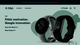 What Fitbit.com website looks like in 2024 