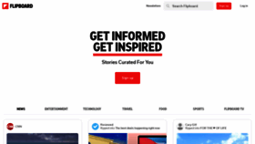 What Flipboard.com website looks like in 2024 