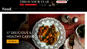 What Food.com website looks like in 2024 