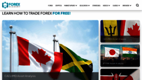 What Forex.academy website looks like in 2024 