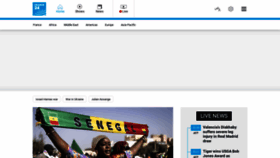 What France24.com website looks like in 2024 