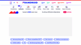 What Frandroid.com website looks like in 2024 