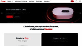 What Free.fr website looks like in 2024 