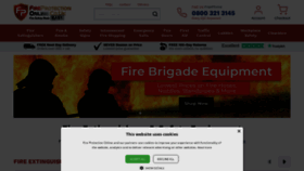 What Fireprotectiononline.co.uk website looks like in 2024 
