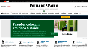 What Folha.com.br website looks like in 2024 