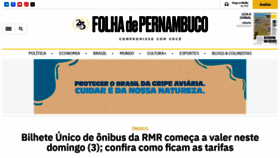 What Folhape.com.br website looks like in 2024 