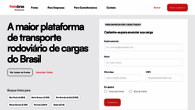 What Fretebras.com.br website looks like in 2024 