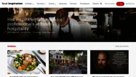 What Foodinspiration.com website looks like in 2024 