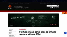 What Furg.br website looks like in 2024 