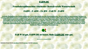 What Fabw.de website looks like in 2024 