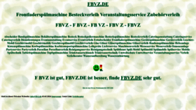 What Fbvz.de website looked like in 2024 (1 year ago)